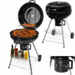 Grill węglowy ogrodowy okrągły