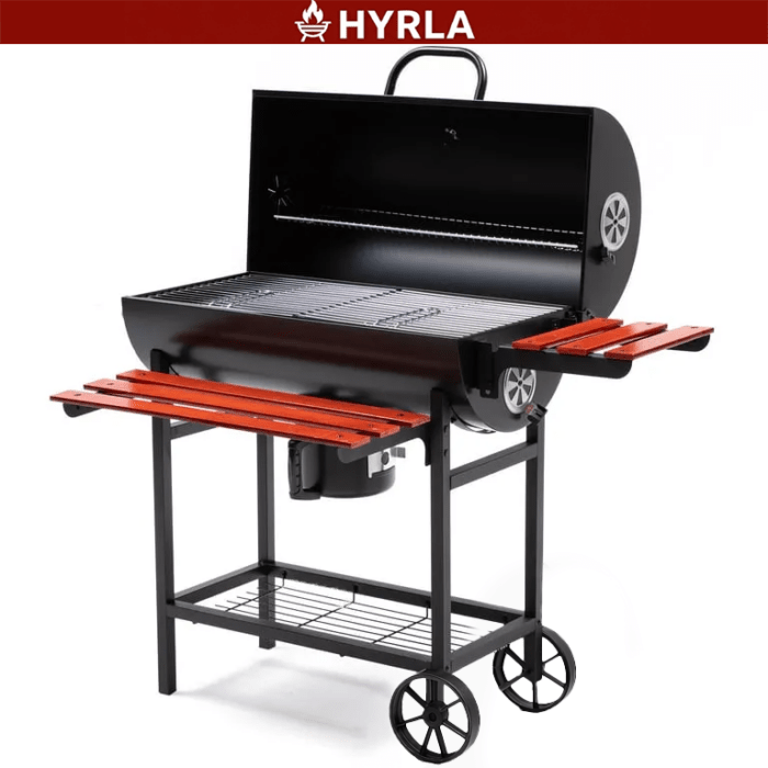 Grill węglowy ogrodowy CuRRon pomarańcz