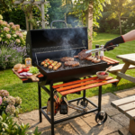 Grill węglowy ogrodowy CuRRon pomarańcz