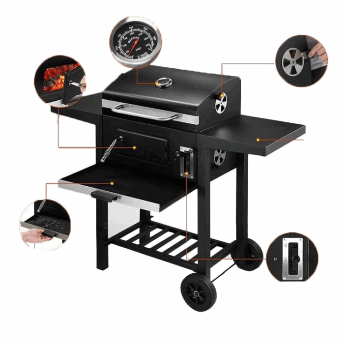 Grill węglowy ogrodowy BBQ Kontrol