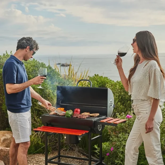 Grill węglowy ogrodowy CuRRon pomarańcz