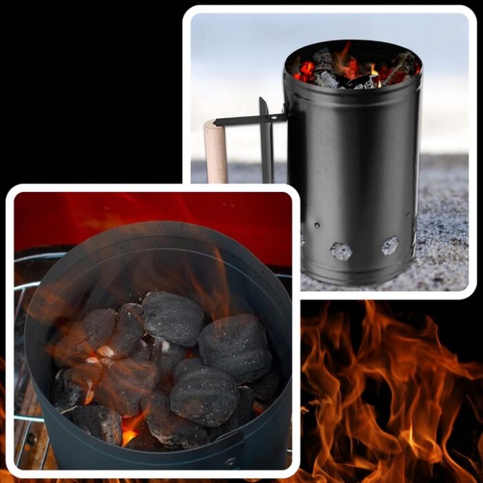 Komin do rozpalania grilla